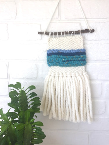Mini Wall Hanging - Turquoise/Blue